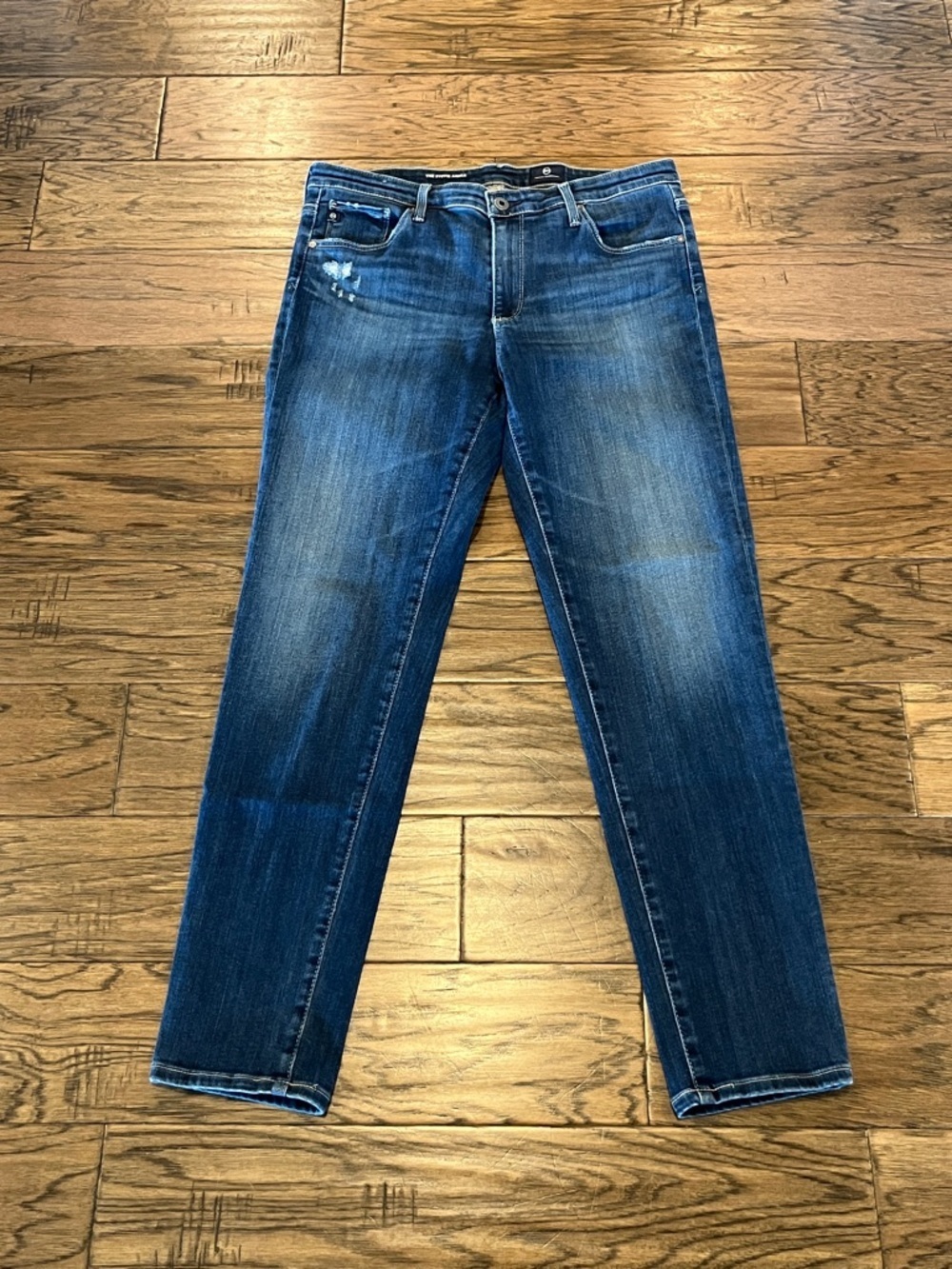 Ag Adriano Goldschmied The Stevie Ankle Straight Leg High Rise Size 31R